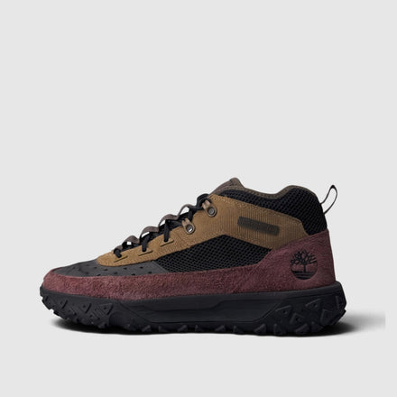 Timberland GreenStride Motion 6 Mid, trekkingi męskie w bardzo dobrym stanie rozmiar 45, boczny profil, lewa strona