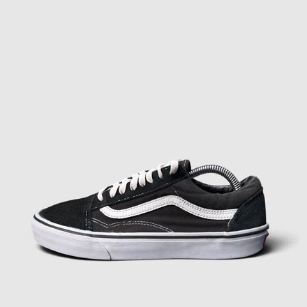 Vans Old Skool Platform, buty sportowe damskie w bardzo dobrym stanie rozmiar 39, boczny profil, lewa strona