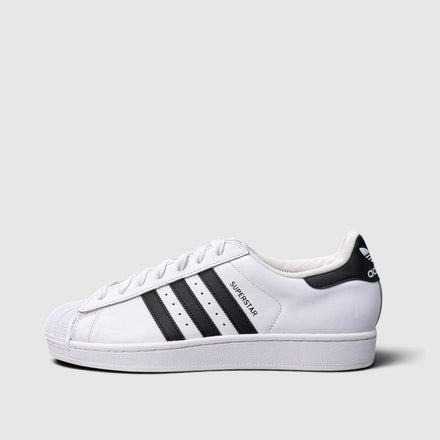 Adidas Superstar II, buty sportowe męskie w bardzo dobrym stanie rozmiar 45 1/3, boczny profil, lewa strona