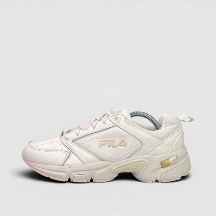 Fila Memory Decimus 8 — buty sportowe damskie w bardzo dobrym stanie rozmiar 39, boczny profil, lewa strona