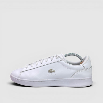 Lacoste Carnaby Set — buty sportowe damskie w bardzo dobrym stanie rozmiar 42, boczny profil, lewa strona