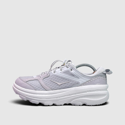 Hoka Bondi B3LS, buty sportowe męskie w bardzo dobrym stanie rozmiar 44 2/3, boczny profil, lewa strona