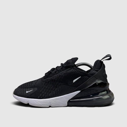 Nike Air Max 270 Black / Anthracite / White, buty sportowe damskie w bardzo dobrym stanie rozmiar 38.5, boczny profil, lewa strona