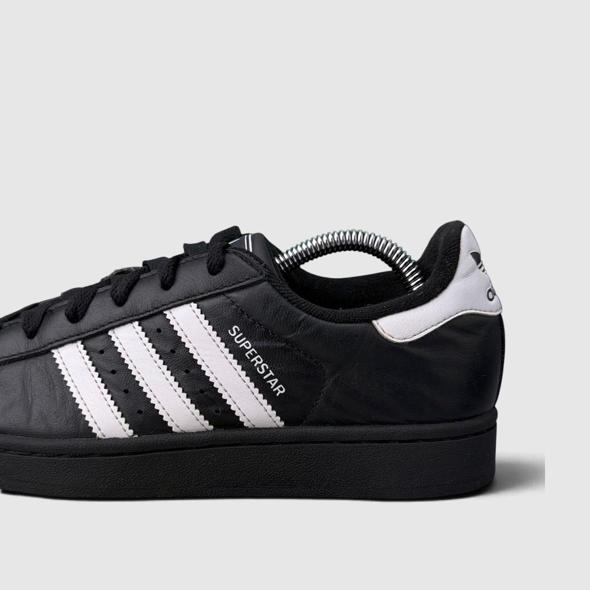Adidas Superstar II Black White, buty sportowe damskie w bardzo dobrym stanie rozmiar 38, detal