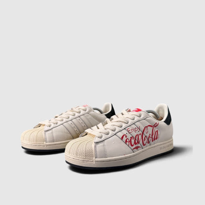 Adidas Superstar II Coca-Cola, buty sportowe męskie w bardzo dobrym stanie rozmiar 44 2/3, para butów