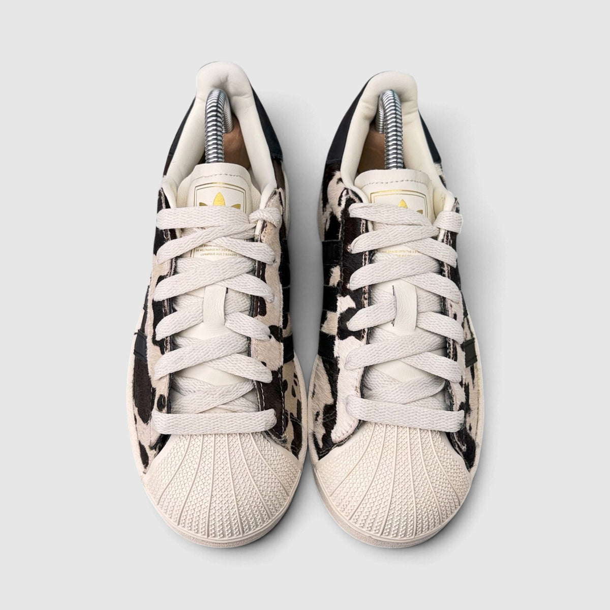 Adidas Superstar II Cow Print, buty sportowe damskie w bardzo dobrym stanie rozmiar 36, widok z przodu