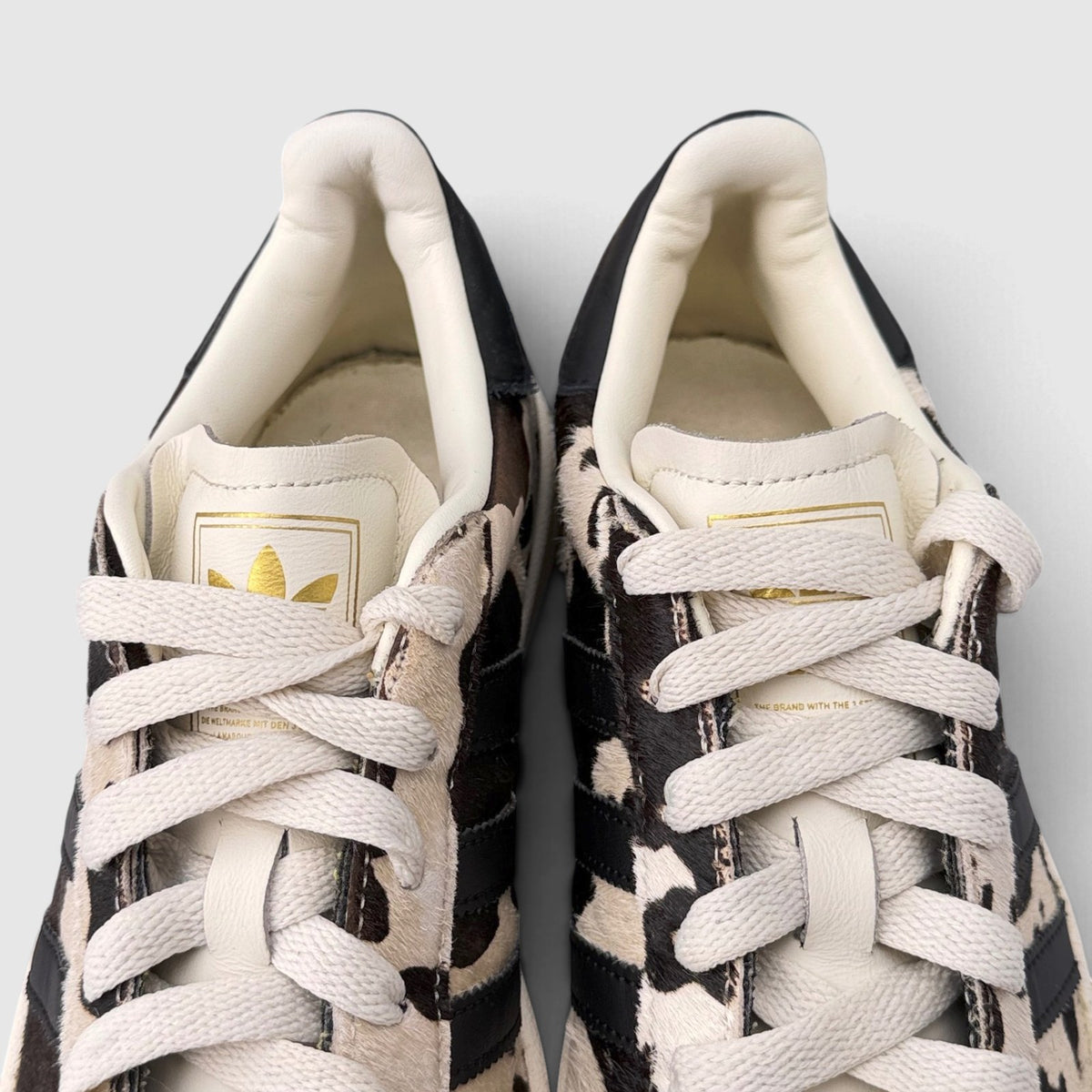 Adidas Superstar II Cow Print, buty sportowe damskie w bardzo dobrym stanie rozmiar 36, widok z góry