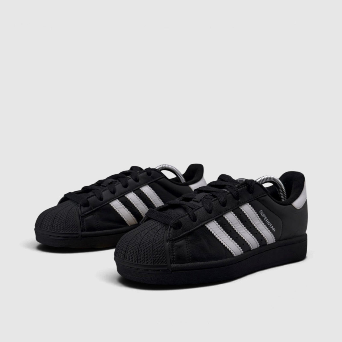 Adidas Superstar II Black White, buty sportowe damskie w bardzo dobrym stanie rozmiar 38, para butów