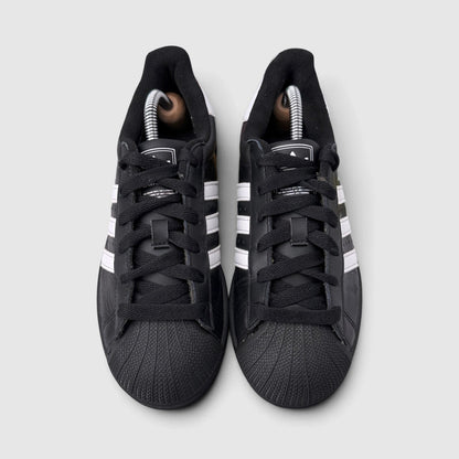 Adidas Superstar II Black White, buty sportowe damskie w bardzo dobrym stanie rozmiar 38, widok z góry
