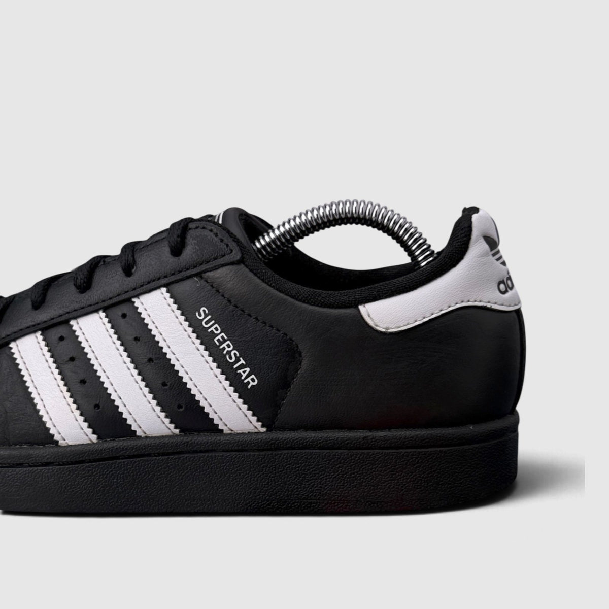 Adidas Superstar II Black White, buty sportowe damskie w bardzo dobrym stanie rozmiar 37 1/3, detal