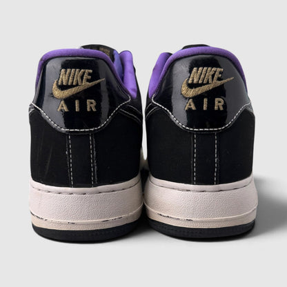 Nike Air Force 1 Low World Champ - Lakers, buty sportowe męskie w bardzo dobrym stanie rozmiar 45.5, widok z tyłu