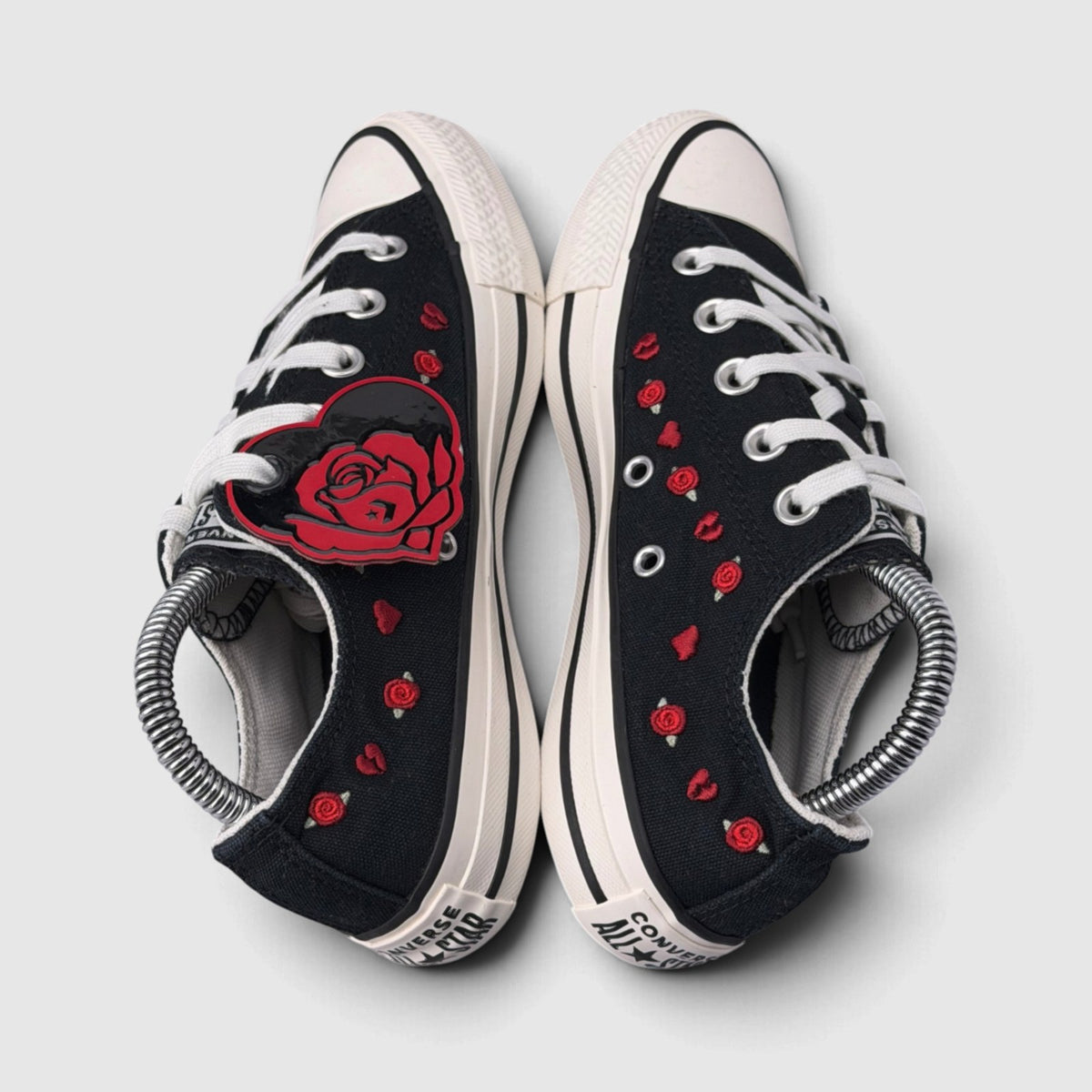 Converse Chuck Taylor All Star Love Me, Love Me Not, buty sportowe damskie w bardzo dobrym stanie rozmiar 36.5, widok z góry