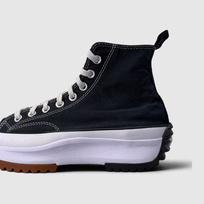 Converse Run Star Hike Platform Black, buty sportowe damskie w bardzo dobrym stanie rozmiar 39, boczny profil, lewa strona