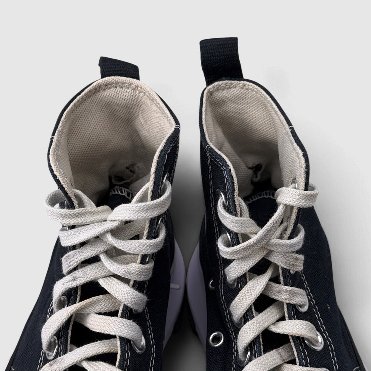 Converse Run Star Hike Platform Black, buty sportowe damskie w bardzo dobrym stanie rozmiar 39, widok z góry