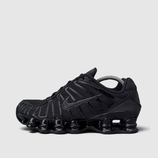 Nike Shox TL Metallic Hematite, buty sportowe męskie w bardzo dobrym stanie rozmiar 42.5, boczny profil, lewa strona