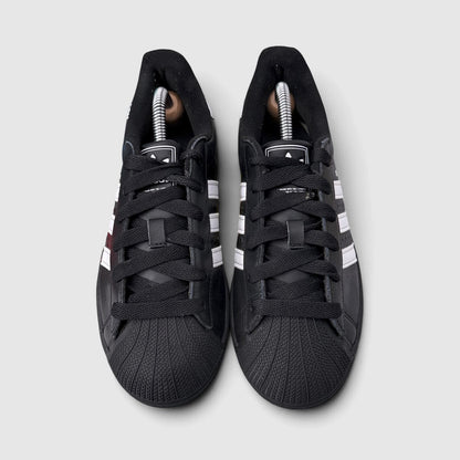 Adidas Superstar II Black White, buty sportowe damskie w bardzo dobrym stanie rozmiar 38, widok z góry