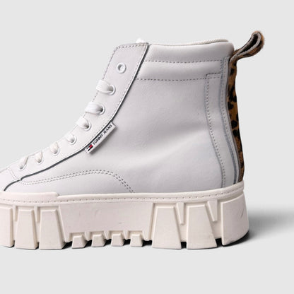 Tommy Hilfiger Tjw Vulc Flatform, botki damskie w bardzo dobrym stanie rozmiar 41, detal