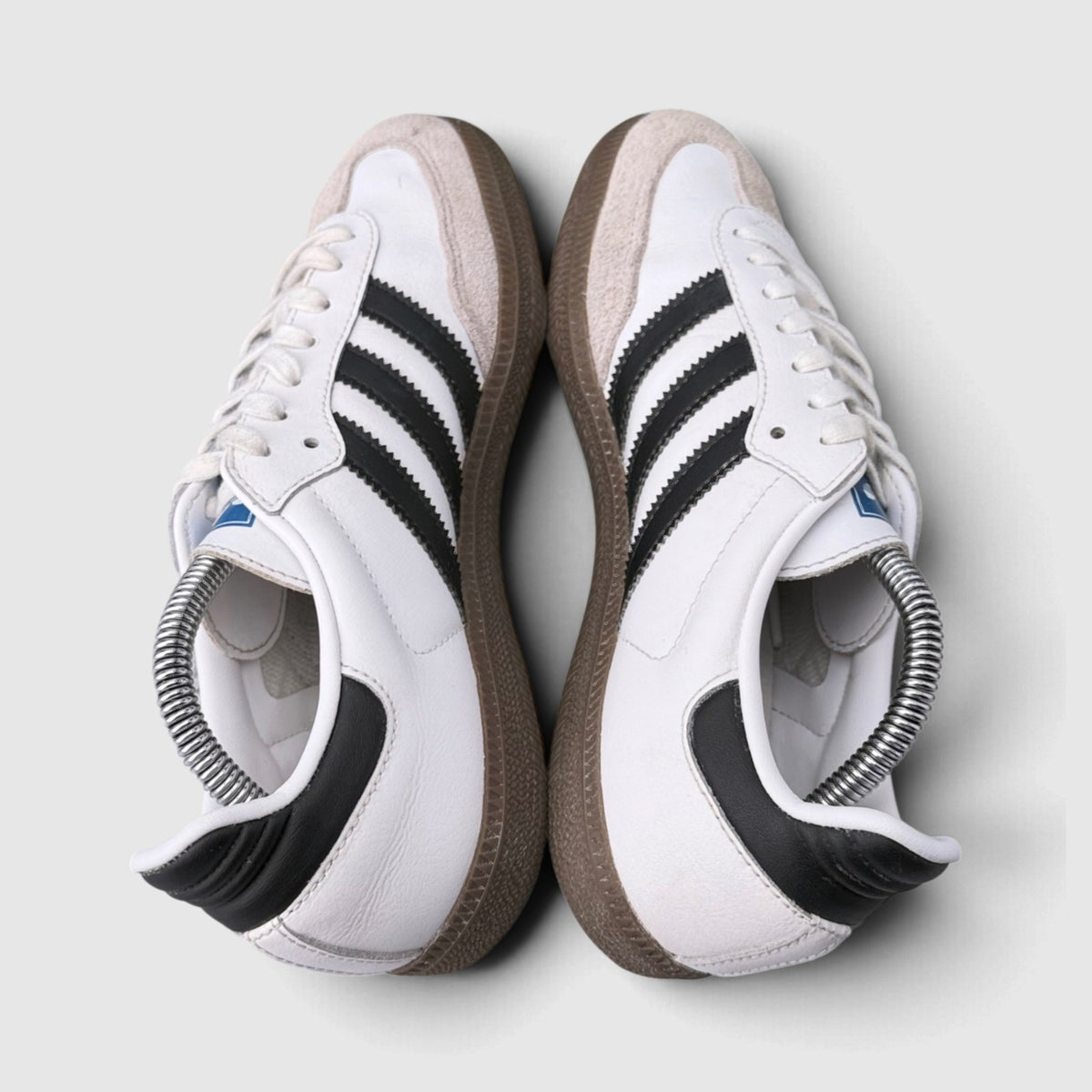 Adidas Samba OG White / Black, buty sportowe damskie w bardzo dobrym stanie rozmiar 38 2/3, widok z góry