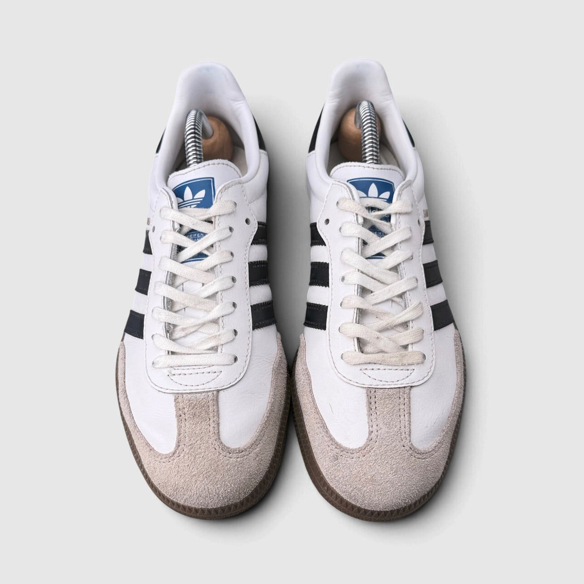 Adidas Samba OG White / Black, buty sportowe damskie w bardzo dobrym stanie rozmiar 38 2/3, widok z przodu