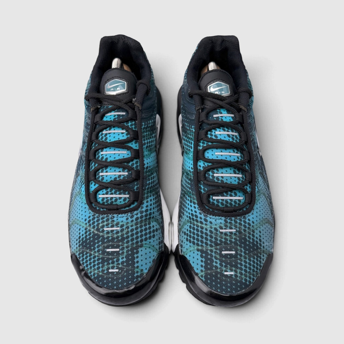 Nike Air Max Plus Black Dusty Cactus, buty sportowe męskie w dobrym stanie rozmiar 42.5, widok z góry