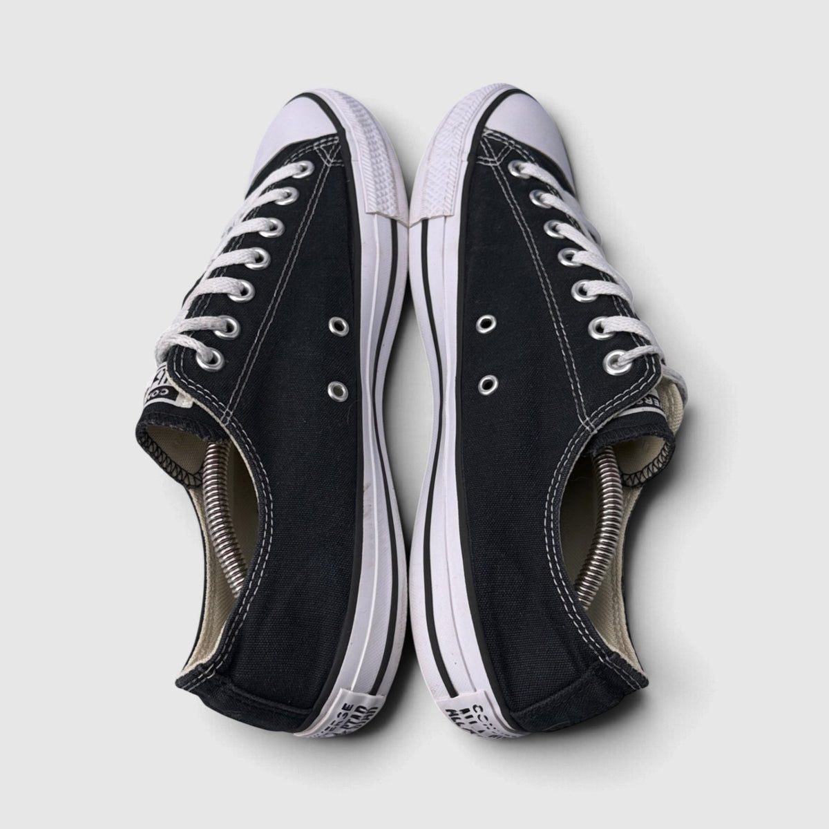 Converse Chuck Taylor All Star Black, buty sportowe męskie w bardzo dobrym stanie rozmiar 44, widok z góry