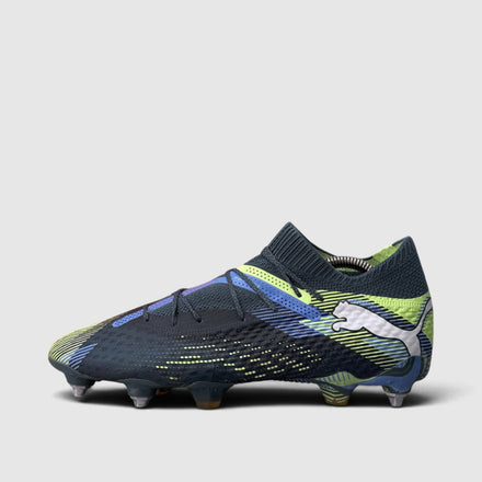 Puma Future 7 Ultimate, buty sportowe męskie w bardzo dobrym stanie rozmiar 42, boczny profil, lewa strona