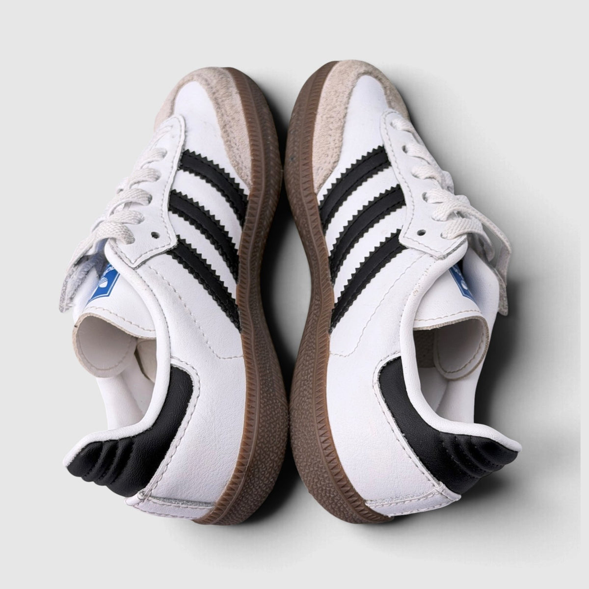Adidas Samba OG Comfort Closure Elastic Lace Kids, buty sportowe dziecięce w bardzo dobrym stanie rozmiar 28, widok z góry
