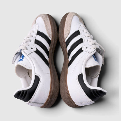 Adidas Samba OG Comfort Closure Elastic Lace Kids, buty sportowe dziecięce w bardzo dobrym stanie rozmiar 28, widok z góry