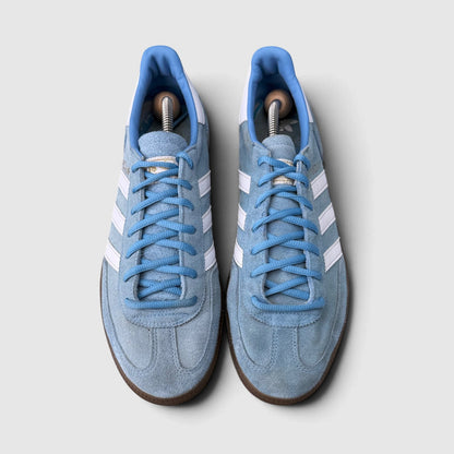 Adidas Handball Spezial Light Blue, buty sportowe męskie w bardzo dobrym stanie rozmiar 44, widok z góry