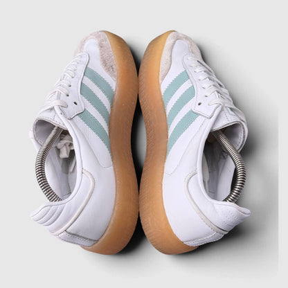 Adidas Sambae White Wonder Blue, buty sportowe damskie w bardzo dobrym stanie rozmiar 40 2/3, widok z góry