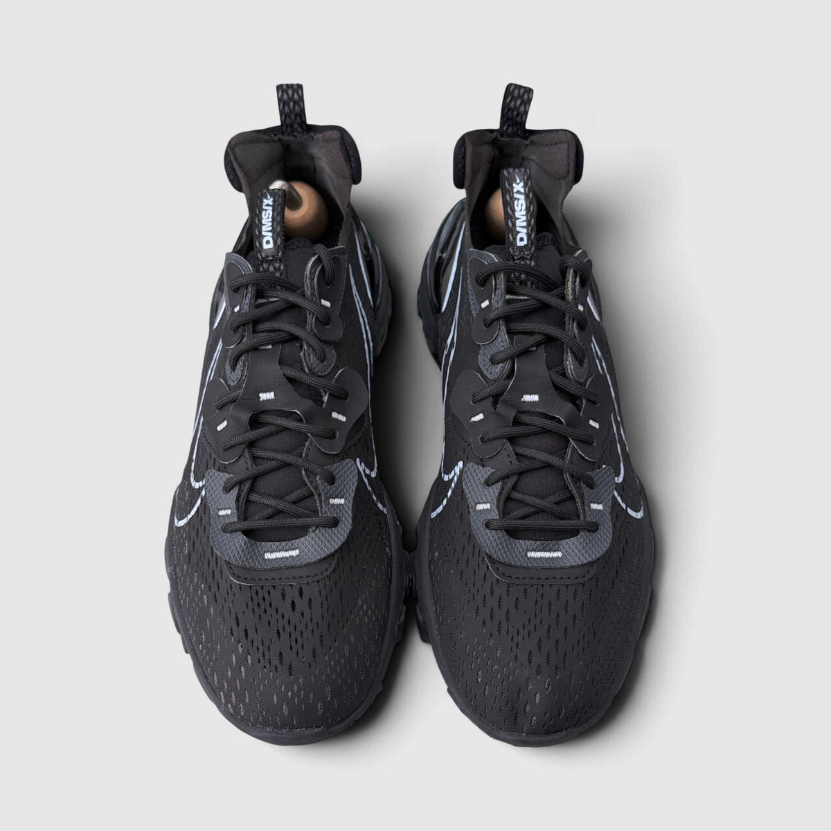 Nike React Vision Black Celestine Blue, buty sportowe męskie w bardzo dobrym stanie rozmiar 42.5, widok z góry