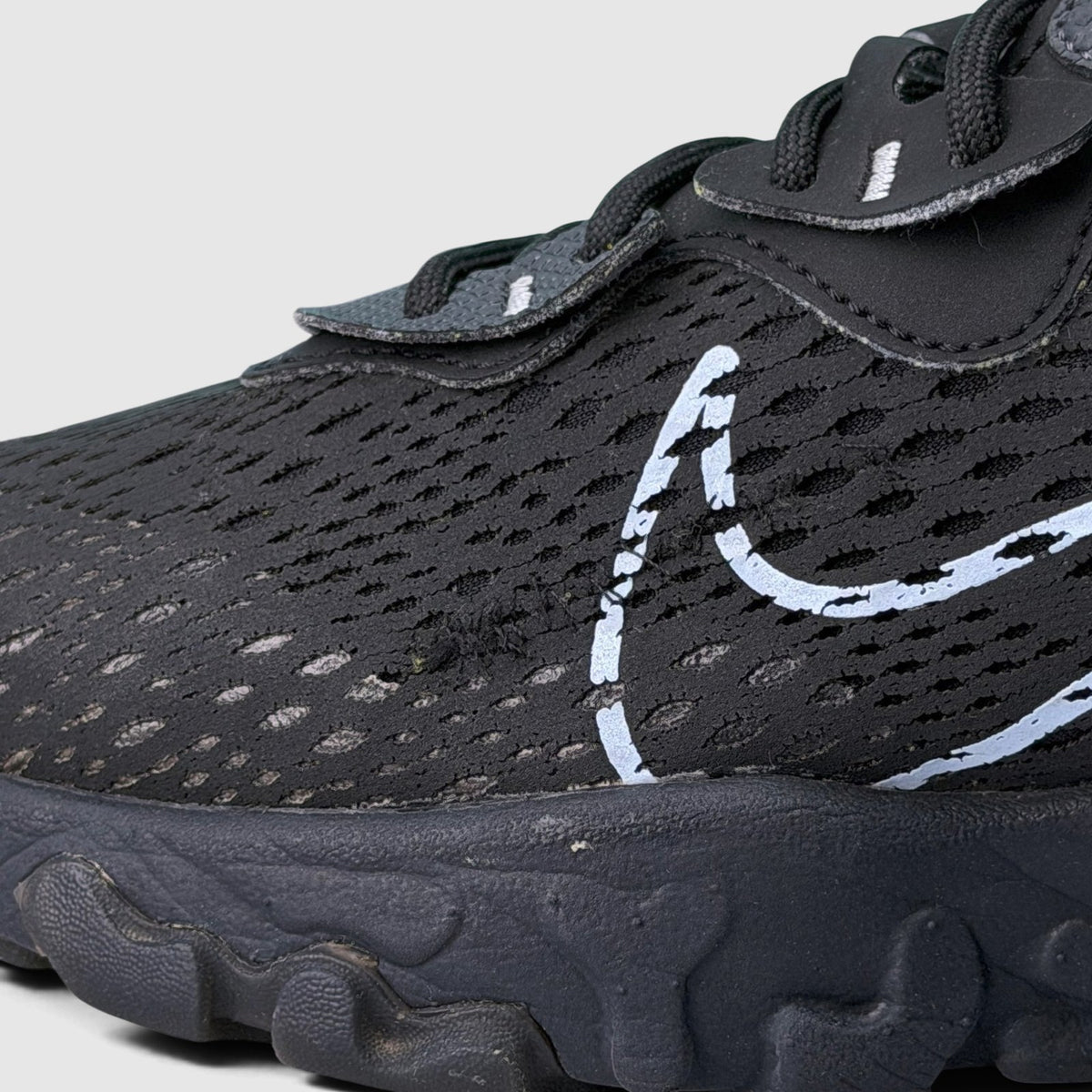 Nike React Vision Black Celestine Blue, buty sportowe męskie w bardzo dobrym stanie rozmiar 42.5, detal