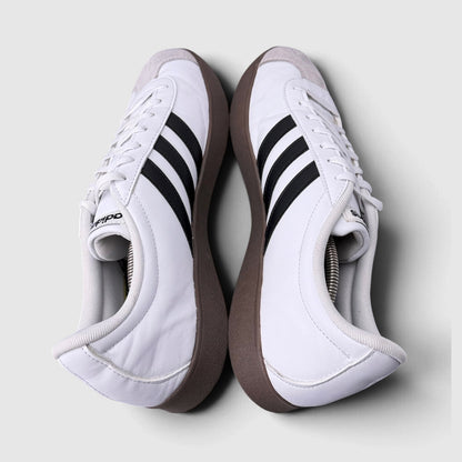 Adidas VL Court Base White Black, buty sportowe męskie w bardzo dobrym stanie rozmiar 46, widok z góry