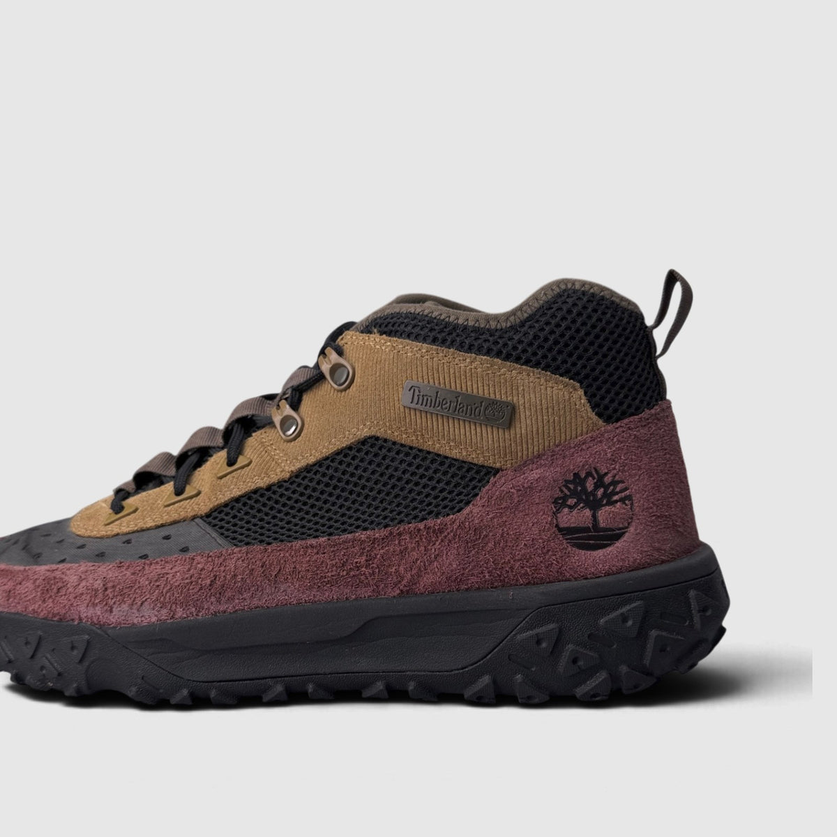 Timberland GreenStride Motion 6 Mid, trekkingi męskie w bardzo dobrym stanie rozmiar 45, boczny profil, prawa strona