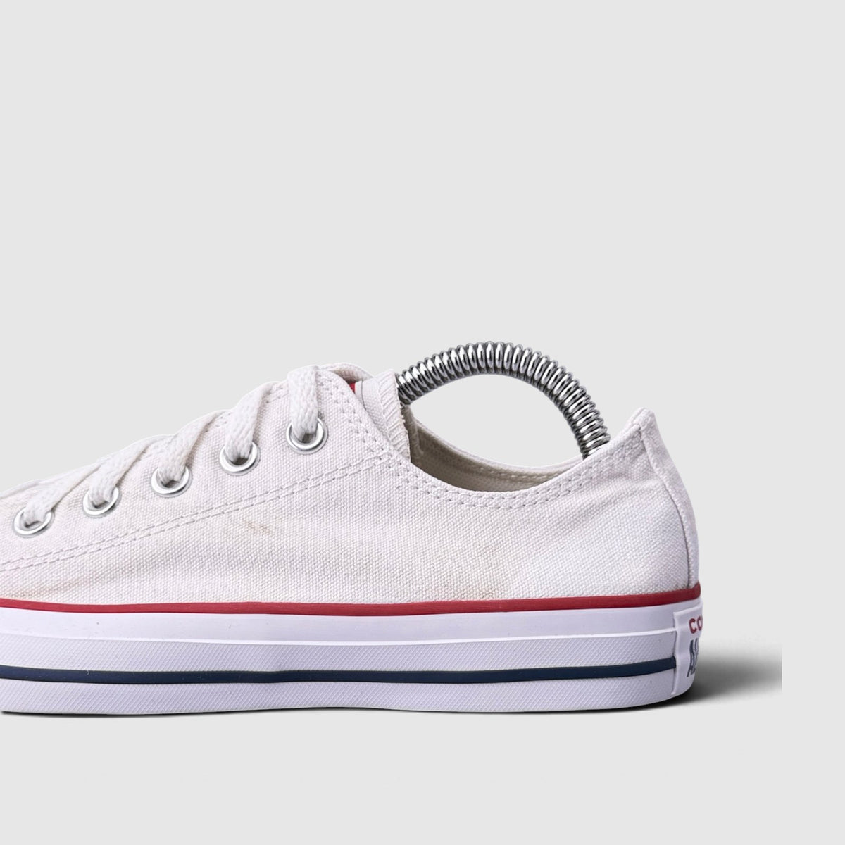 Converse Chuck Taylor All Star Optical White, buty sportowe damskie w bardzo dobrym stanie rozmiar 38, boczny profil, lewa strona