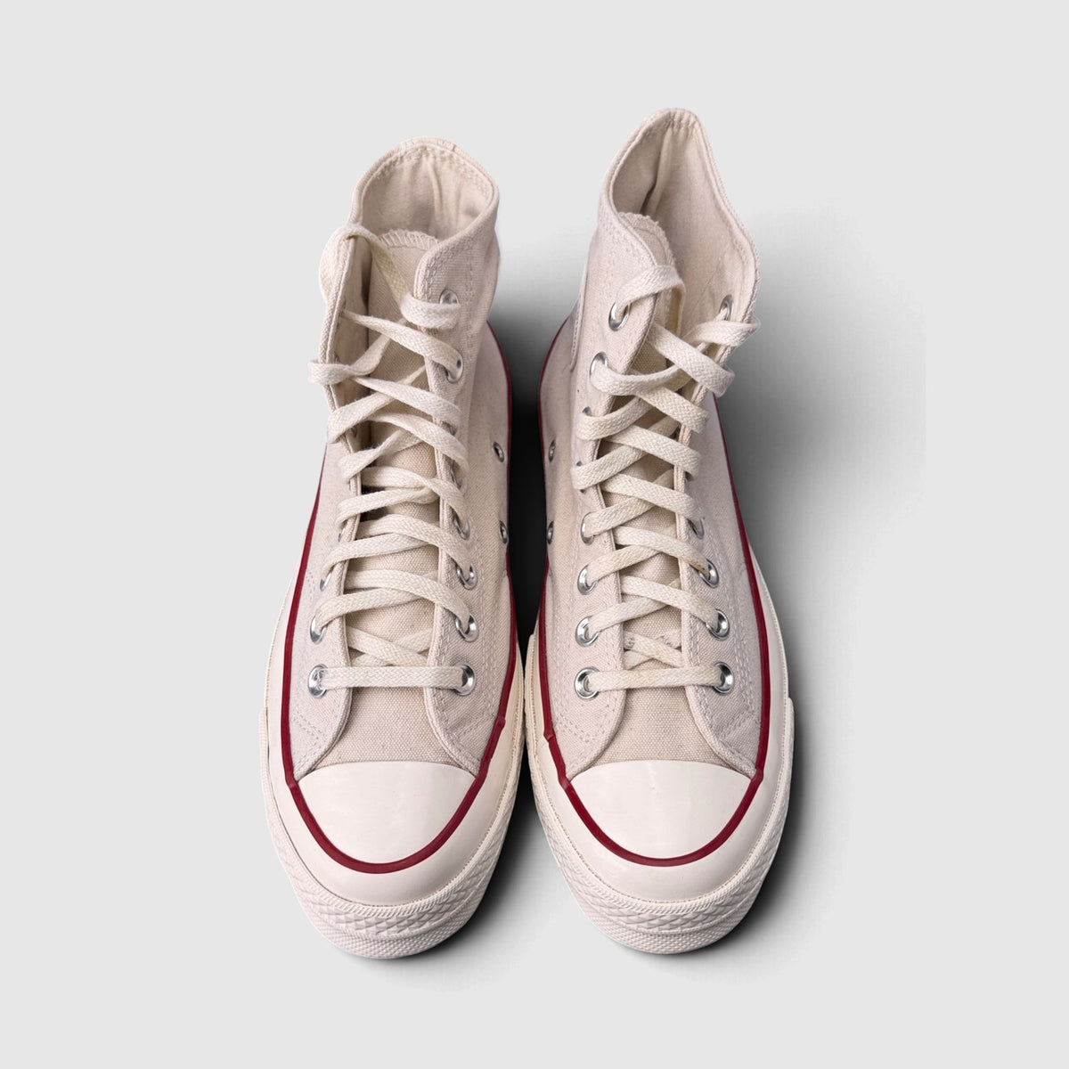 Converse Chuck Taylor All Star High Top Parchment, buty sportowe damskie w bardzo dobrym stanie rozmiar 39.5, widok z przodu