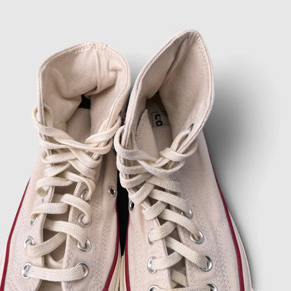 Converse Chuck Taylor All Star High Top Parchment, buty sportowe damskie w bardzo dobrym stanie rozmiar 39.5, widok z góry