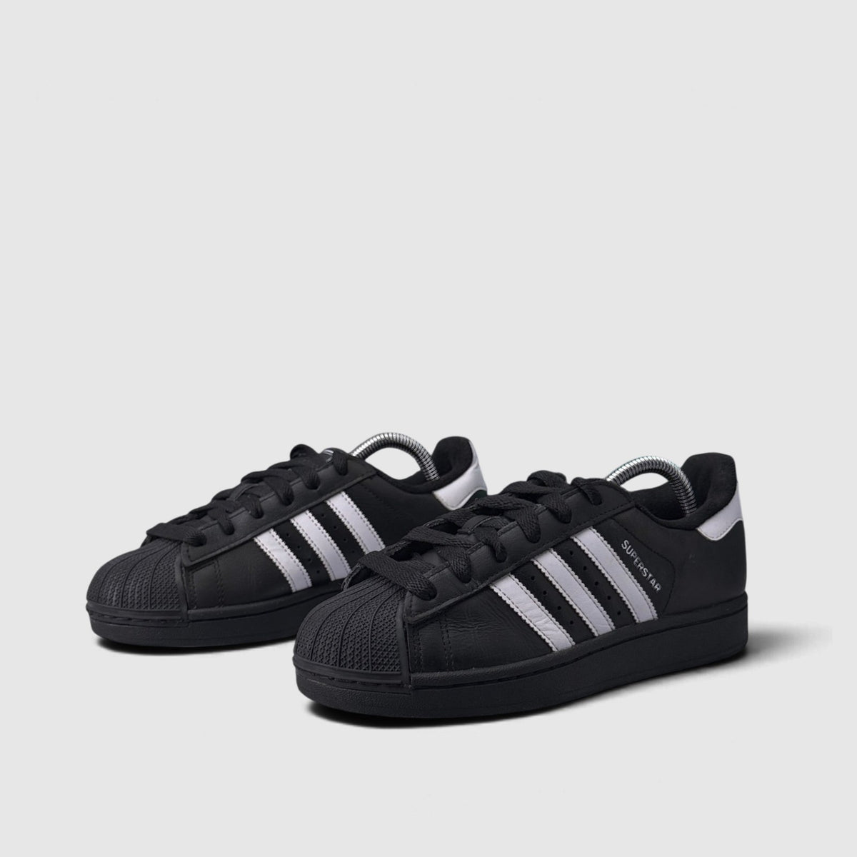 Adidas Superstar II Black White, buty sportowe damskie w bardzo dobrym stanie rozmiar 37 1/3, para butów