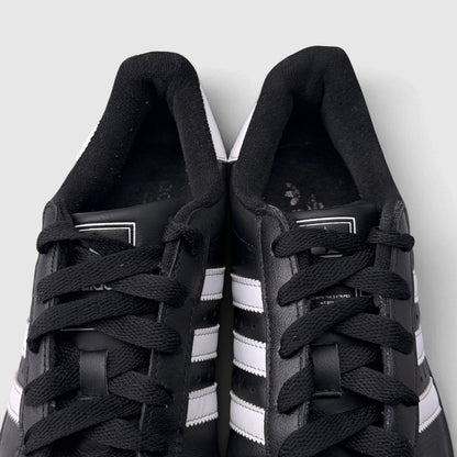 Adidas Superstar II Black White, buty sportowe damskie w bardzo dobrym stanie rozmiar 37 1/3, widok z góry