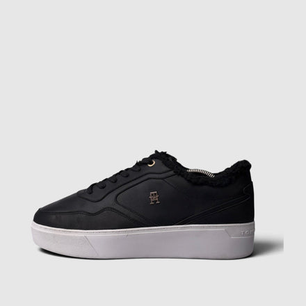 Tommy Hilfiger Essential Platform Sneaker, buty sportowe męskie w bardzo dobrym stanie rozmiar 41, boczny profil, lewa strona