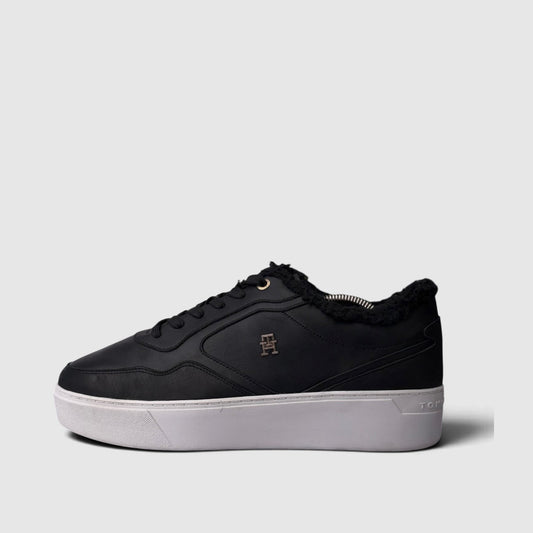 Tommy Hilfiger Essential Platform Sneaker, buty sportowe męskie w bardzo dobrym stanie rozmiar 41, boczny profil, lewa strona
