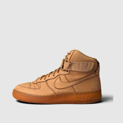 Nike Air Force 1 High Flax, buty sportowe męskie w bardzo dobrym stanie rozmiar 44, boczny profil, lewa strona