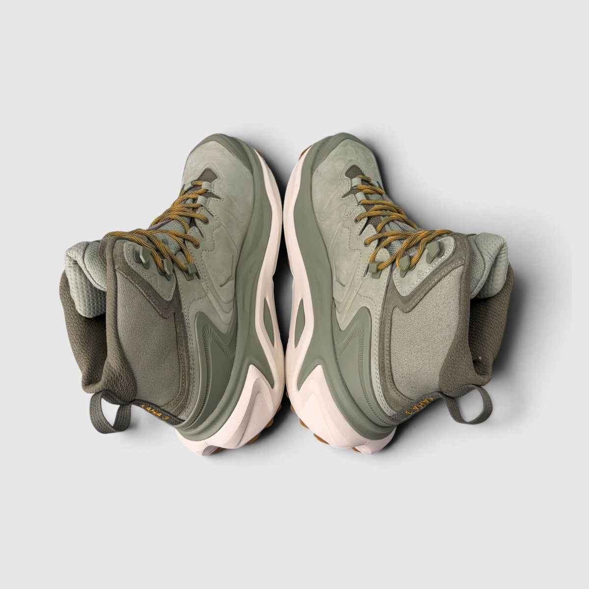 Hoka Kaha 3 GTX Sea Moss / Oat Milk, śniegowce męskie w bardzo dobrym stanie rozmiar 44, widok z góry