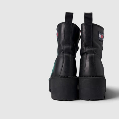 Tommy Hilfiger Tamy Higher, kozaki damskie w bardzo dobrym stanie rozmiar 38, widok z tyłu
