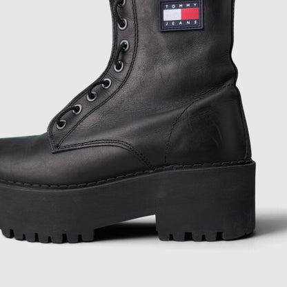 Tommy Hilfiger Tamy Higher, kozaki damskie w bardzo dobrym stanie rozmiar 38, detal