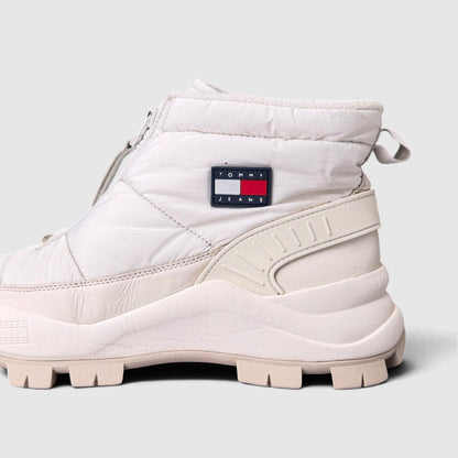 Tommy Hilfiger Tjw Hybrid Boot Zip Up, śniegowce damskie w bardzo dobrym stanie rozmiar 41, detal