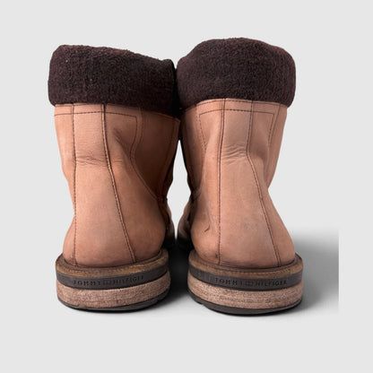 Tommy Hilfiger Cleated Boot, botki męskie w bardzo dobrym stanie rozmiar 46, widok z tyłu