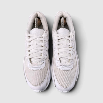 Nike Air Max 90 Triple White, buty sportowe męskie w bardzo dobrym stanie rozmiar 41, widok z góry