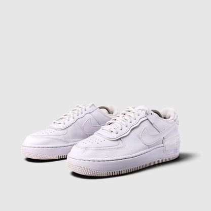 Nike Air Force 1 Low Shadow Triple White, buty sportowe damskie w bardzo dobrym stanie rozmiar 41, para butów