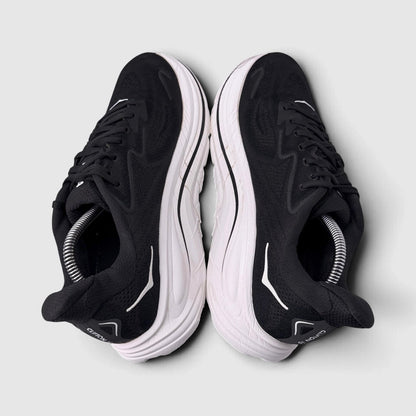 Hoka Clifton 10 Black/White, buty sportowe męskie w bardzo dobrym stanie rozmiar 43 1/3, widok z góry
